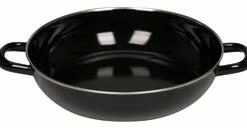 Riess Emaille Riess Schmorpfanne Aus Schwarzemaille Ohne Deckel 28 Cm