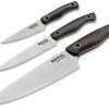 Böker Messerset Mit Geschirrtuch Saga Grenadill, 4-teilig