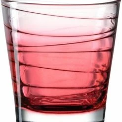 Leonardo Trinkglas VARIO STRUTTURA 250 Ml Rot, 6er-Set