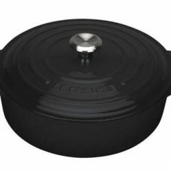 Le Creuset Gourmet-Bräter Signature In Schwarz
