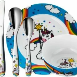 WMF Einhorn Kinder Geschirrset 6-teilig