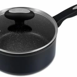 Zyliss Topf Aus Geschmiedetem Aluminium Mit Glasdeckel, Antihaftbeschichtung, 18 Cm