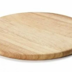 Continenta Vesperteller Rund Aus Gummibaumholz