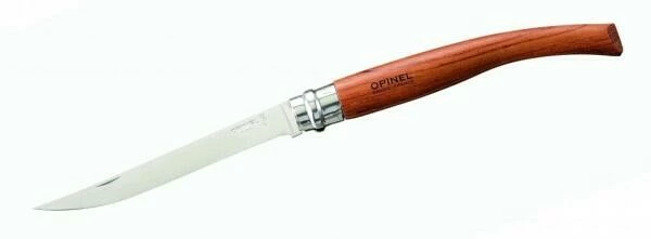 Opinel Messer Slim-Line, Größe 12, Rostfrei, Padouk-Holz