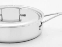 Demeyere Stieltopf Industry Niedrig Mit Deckel 28 Cm/ 5,7 L/ 9,5 Cm