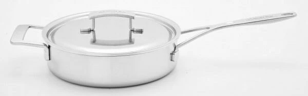 Demeyere Stieltopf Industry Niedrig Mit Deckel 24 Cm/ 2,8 L/ 6,5 Cm