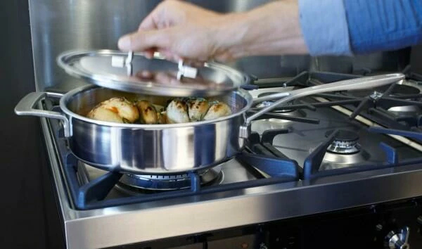 Demeyere Stieltopf Industry Niedrig Mit Deckel 28 Cm/ 5,7 L/ 9,5 Cm - Image 11