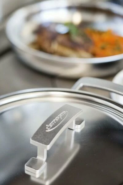 Demeyere Stieltopf Industry Niedrig Mit Deckel 24 Cm/ 2,8 L/ 6,5 Cm - Image 2