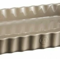 Emile Henry Kuchenform Rechteckig In Steingrau