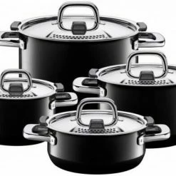 Silit Kochtopf-Set Nature Black, 4-teilig