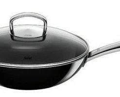 Silit Wok Profi Mit Glasdeckel Und Stielgriff