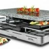 Spring Raclette8 Mit Granitstein In Edelstahl
