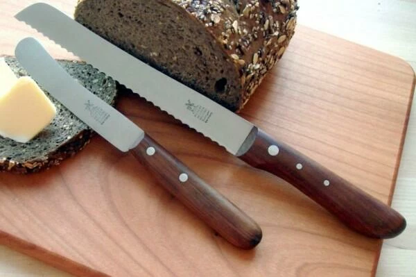 Windmühlenmesser Brotmesser Ellenlang In POM Schwarz – Bild 2