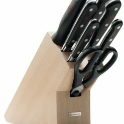 Wüsthof Classic Messerblock Aus Buche Natur Mit 7 Teilen
