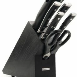Wüsthof Messerblock Classic Ikon Mit 7 Teilen, Schwarz