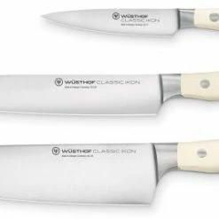 Wüsthof Messersatz Classic Ikon Crèmeweiß, 3-teilig