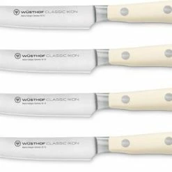 Wüsthof Steakmessersatz Classic Ikon Crèmeweiß, 4-teilig