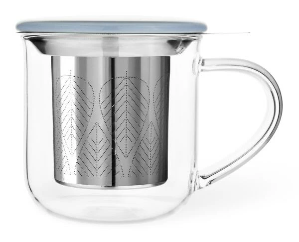 Viva Scandinavia Glastasse Eva Mit Filter, Blauer Deckel