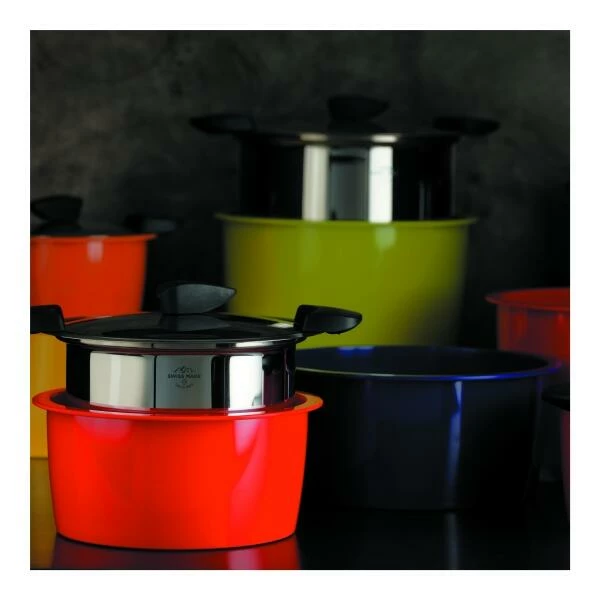 Kuhn Rikon Hotpan Gourmettopf In Fuchsia, 4,5 L – Bild 4