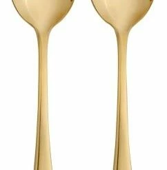 Erik Bagger Salatbesteck Encore, Vergoldet